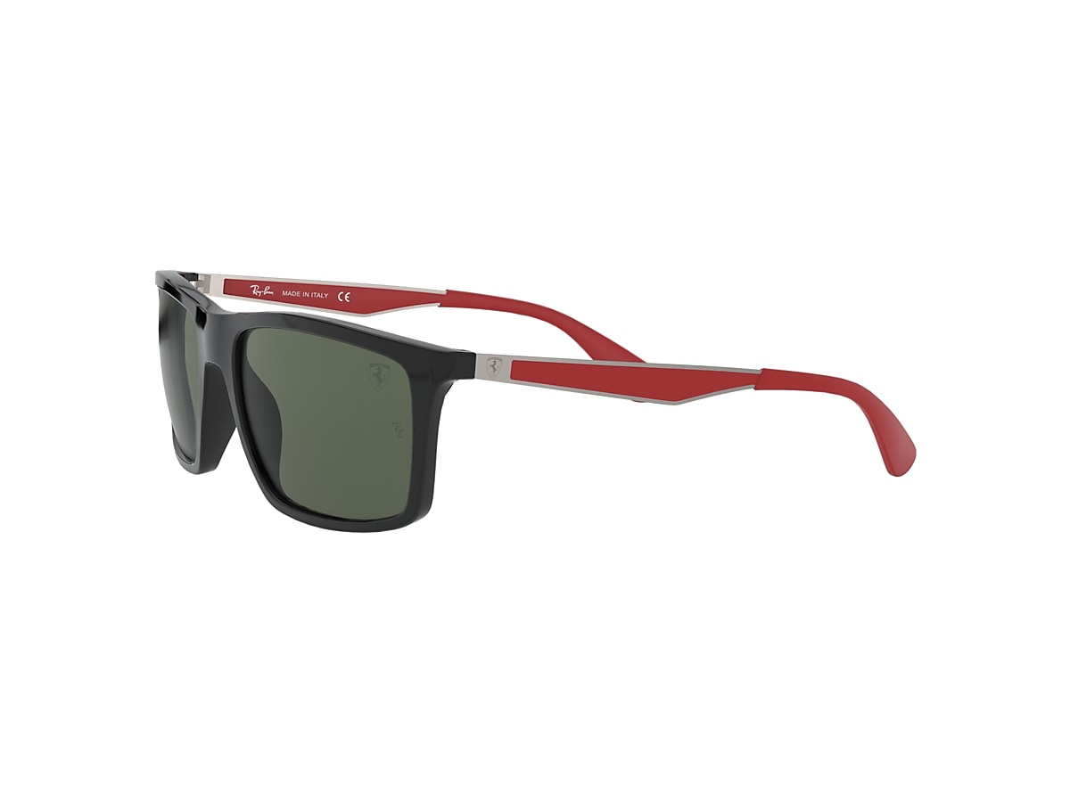 Rb4228m Scuderia Ferrari Collection Sunglasses in Black and Green 