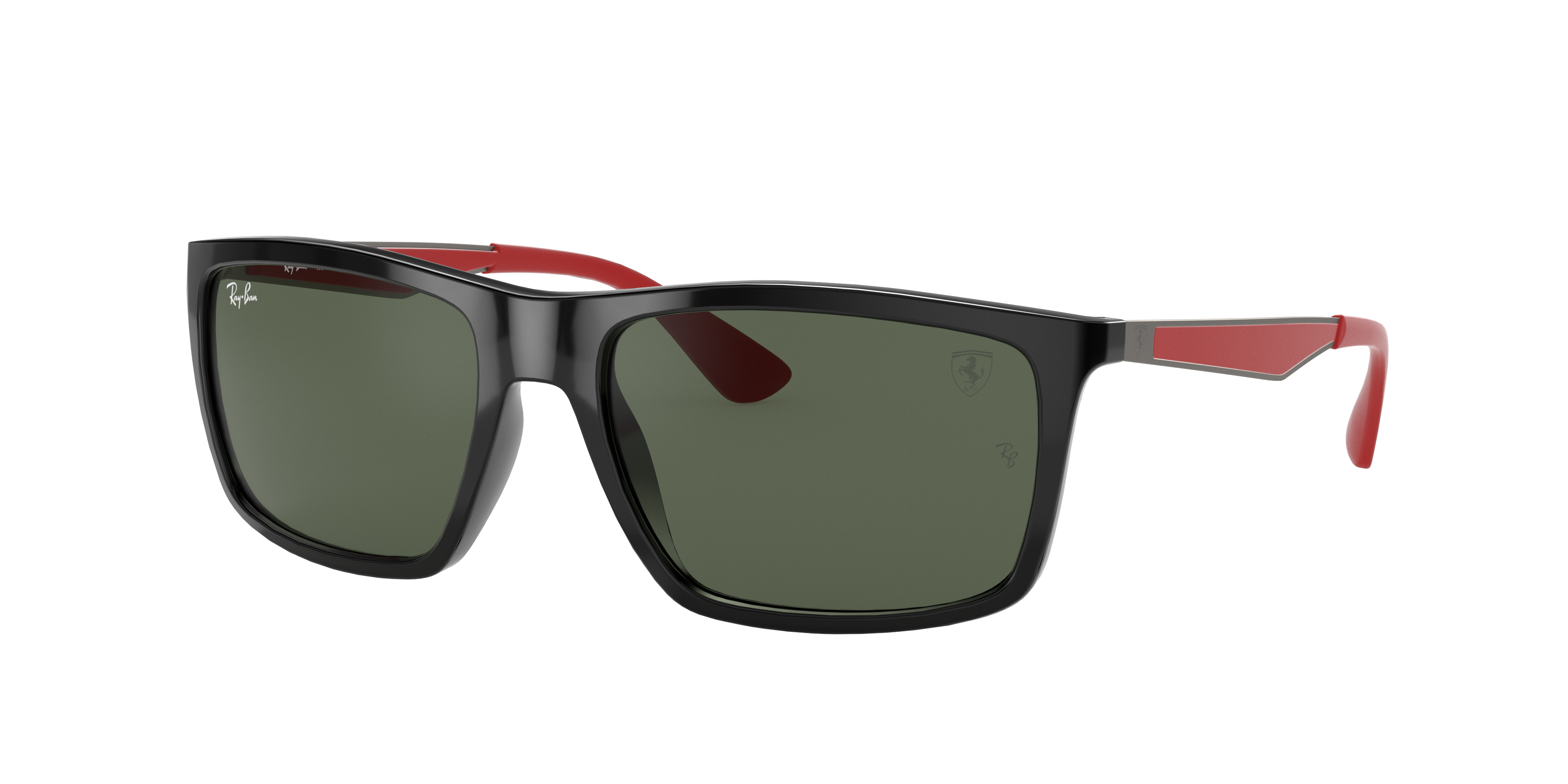 Rb4228m Scuderia Ferrari Collection Sunglasses in Black and Green | Ray-Ban®