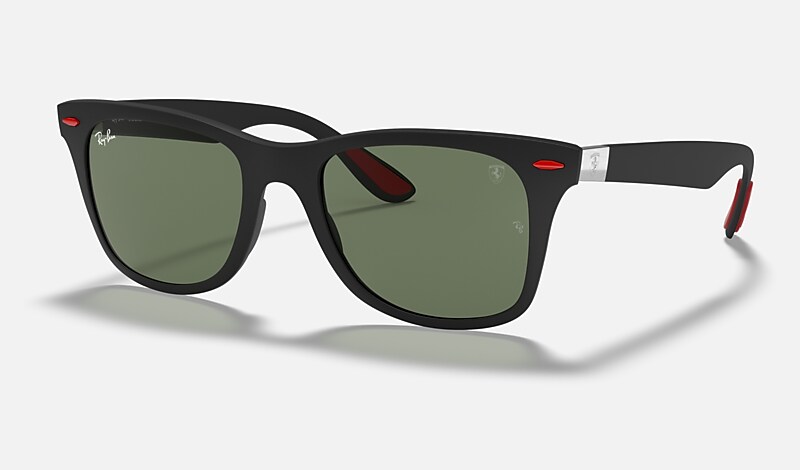 RB4195M SCUDERIA FERRARI COLLECTION Sunglasses in Black and Green