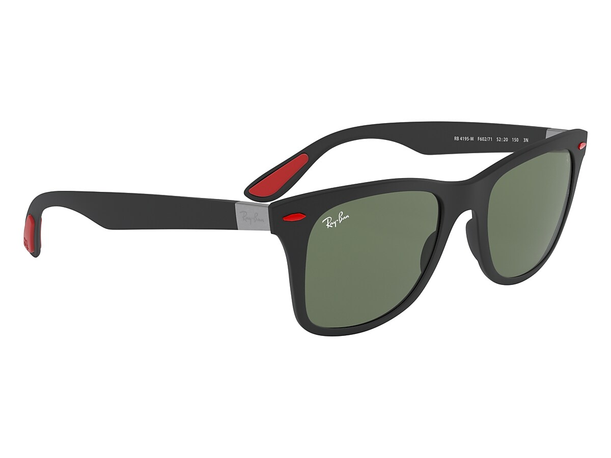 RB4195M SCUDERIA FERRARI COLLECTION Sunglasses in Black and Green