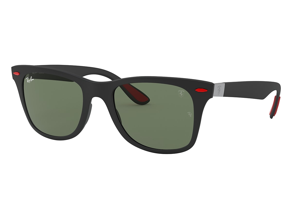 Rb4195m Scuderia Ferrari Collection Sunglasses in Black and Green | Ray-Ban®