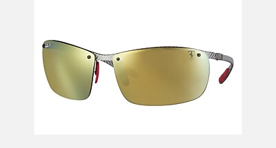 RB8305M SCUDERIA FERRARI COLLECTION Sunglasses in Black and Gold - RB8305M  | Ray-Ban®