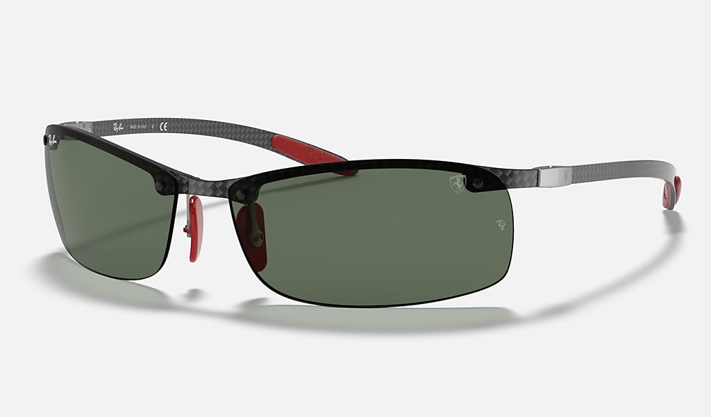 Rb8305m Scuderia Ferrari Collection Sunglasses in Black and Green | Ray-Ban®