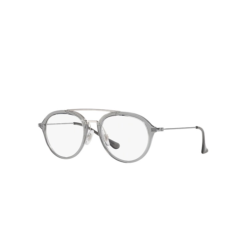 Ray-Ban Junior Rb9065 Optics Kids Eyeglasses Grey Frame Clear Lenses Polarized 46-18