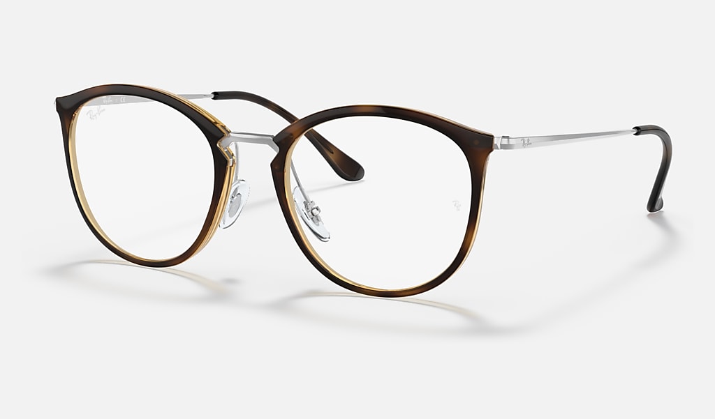 Diversen roekeloos elegant brillen met Rb7140 Optics montuur Havana | Ray-Ban®