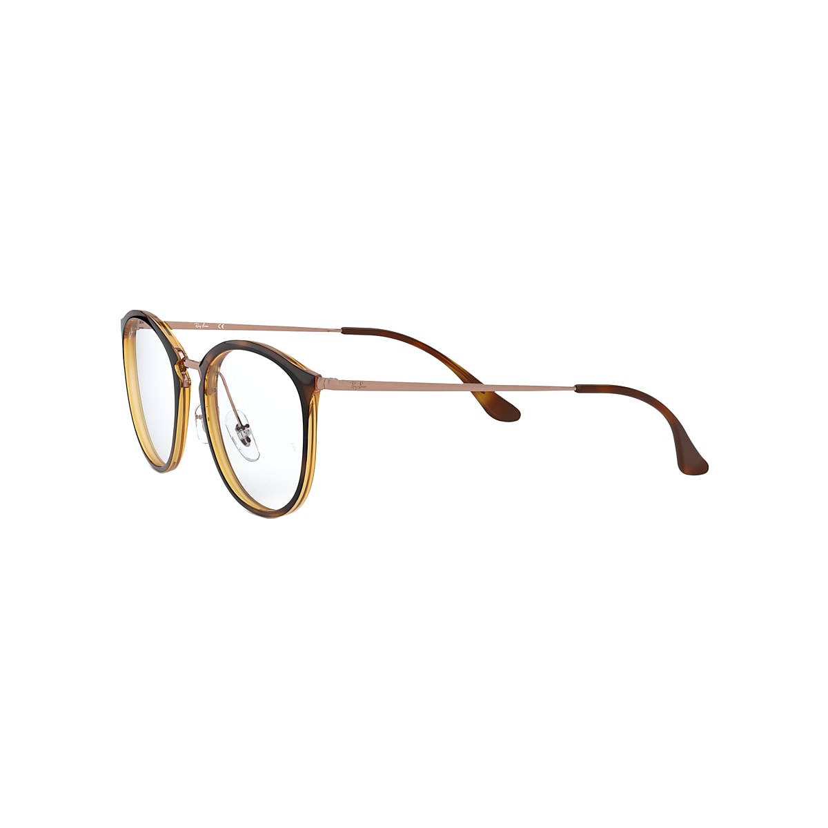 RB7140 OPTICS Eyeglasses with Striped Havana Frame - RB7140 | Ray 