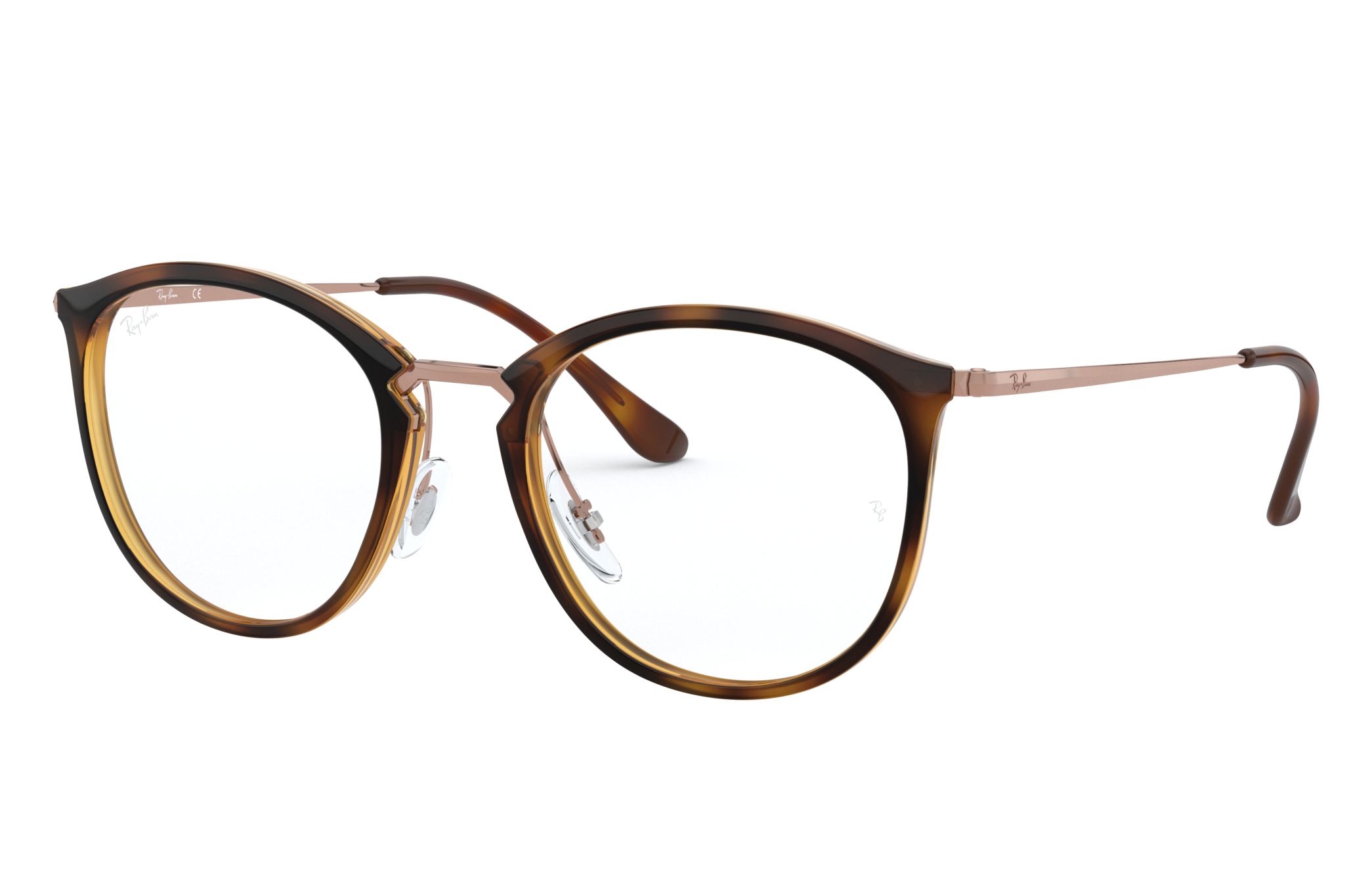 Higgins aftrekken accumuleren Rb7140 Optics Eyeglasses with Striped Havana Frame | Ray-Ban®