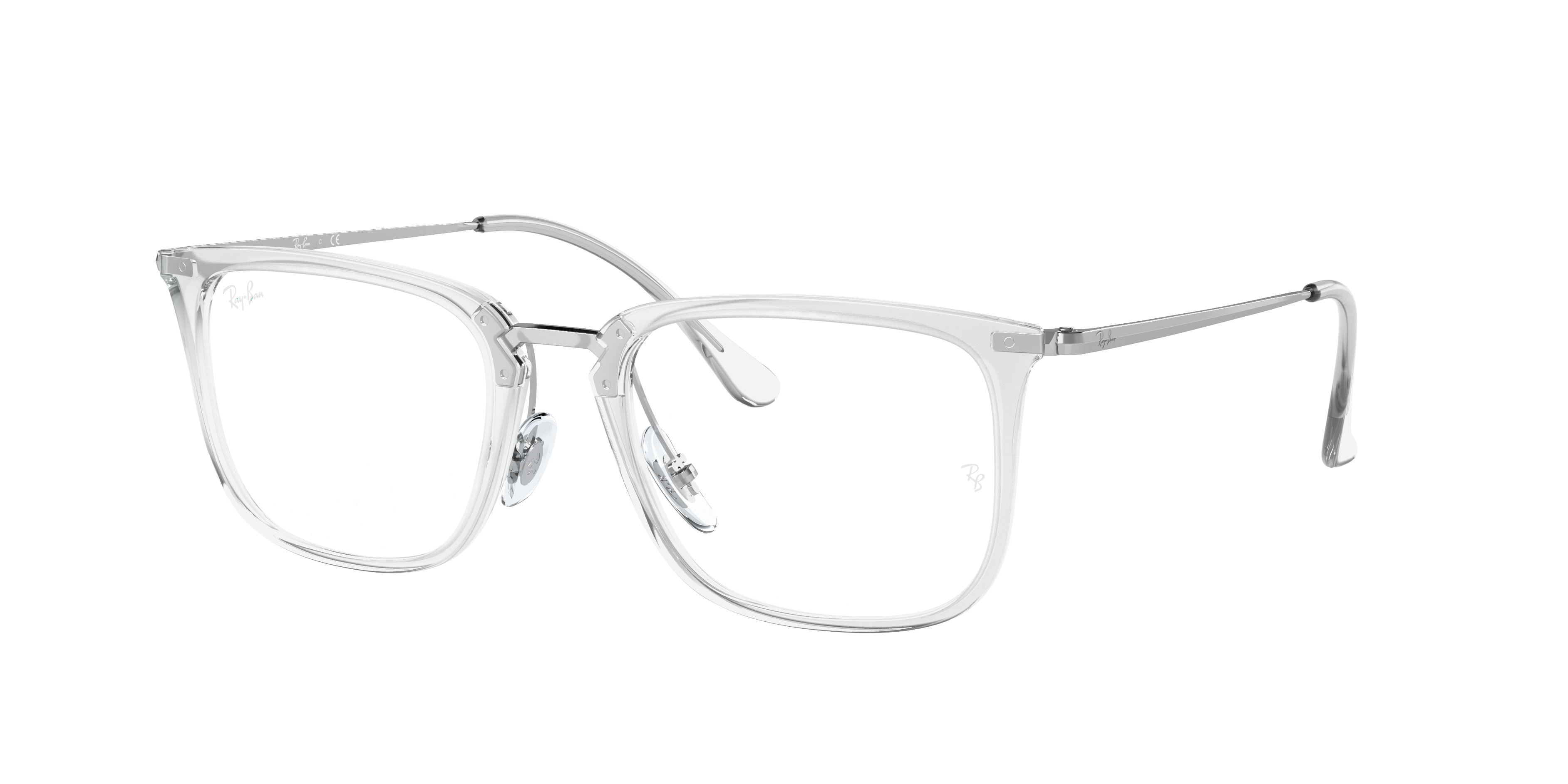 ray ban clear frame glasses