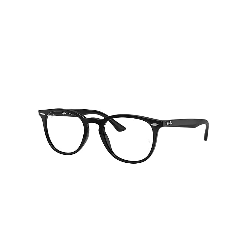 Ray-Ban Rb7159 Eyeglasses Black Frame Clear Lenses Polarized 52-20