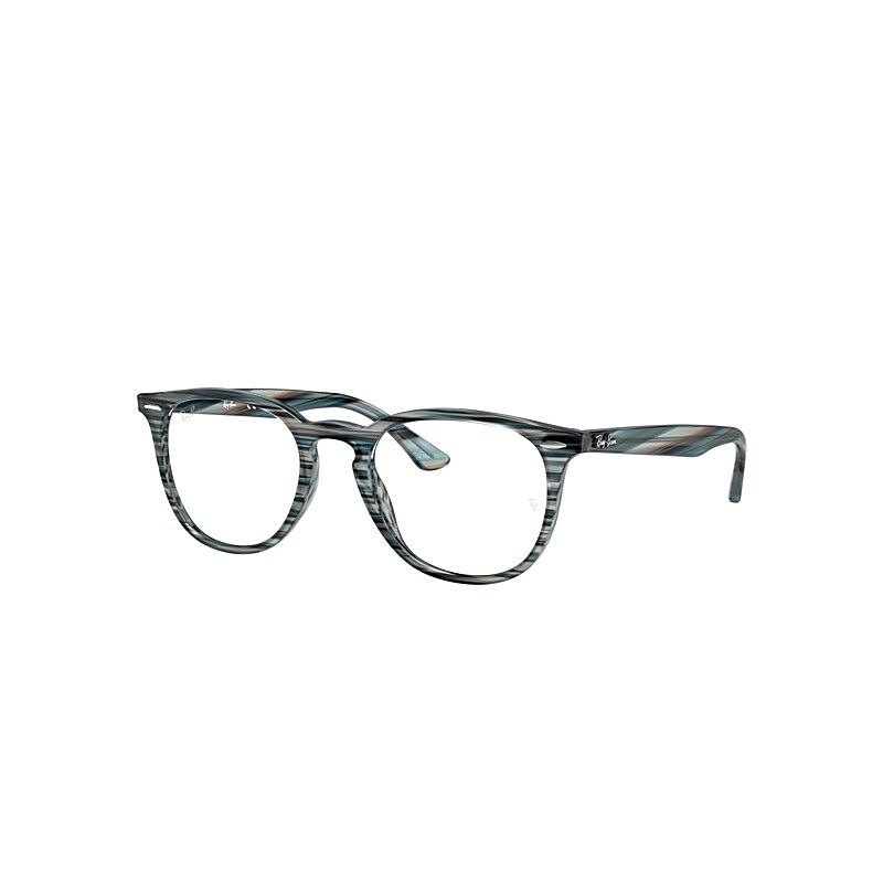 Ray-Ban Rb7159 Optics Eyeglasses Blue Frame Clear Lenses 50-20