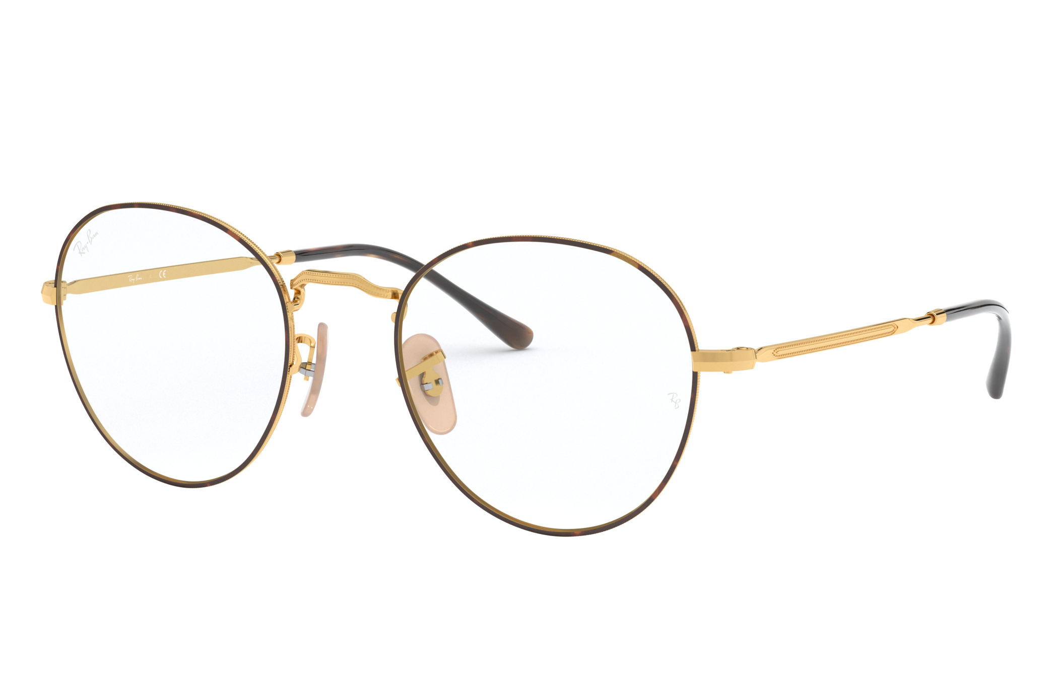 Round Metal Optics Ii Eyeglasses with Tortoise Frame | Ray-Ban®