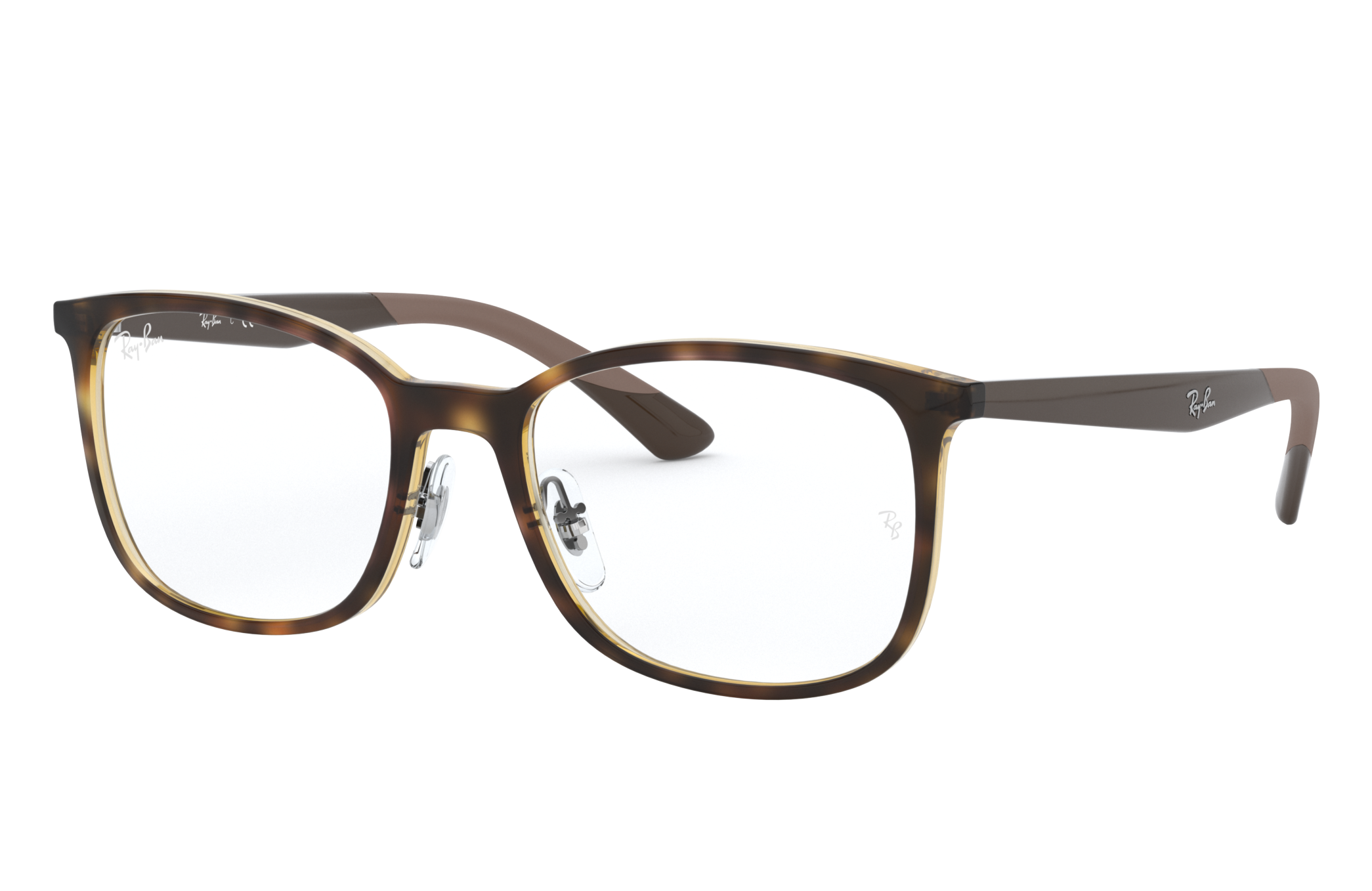 Ray Ban Prescription Glasses Rb7142 Tortoise Injected 0rx Ray Ban Usa