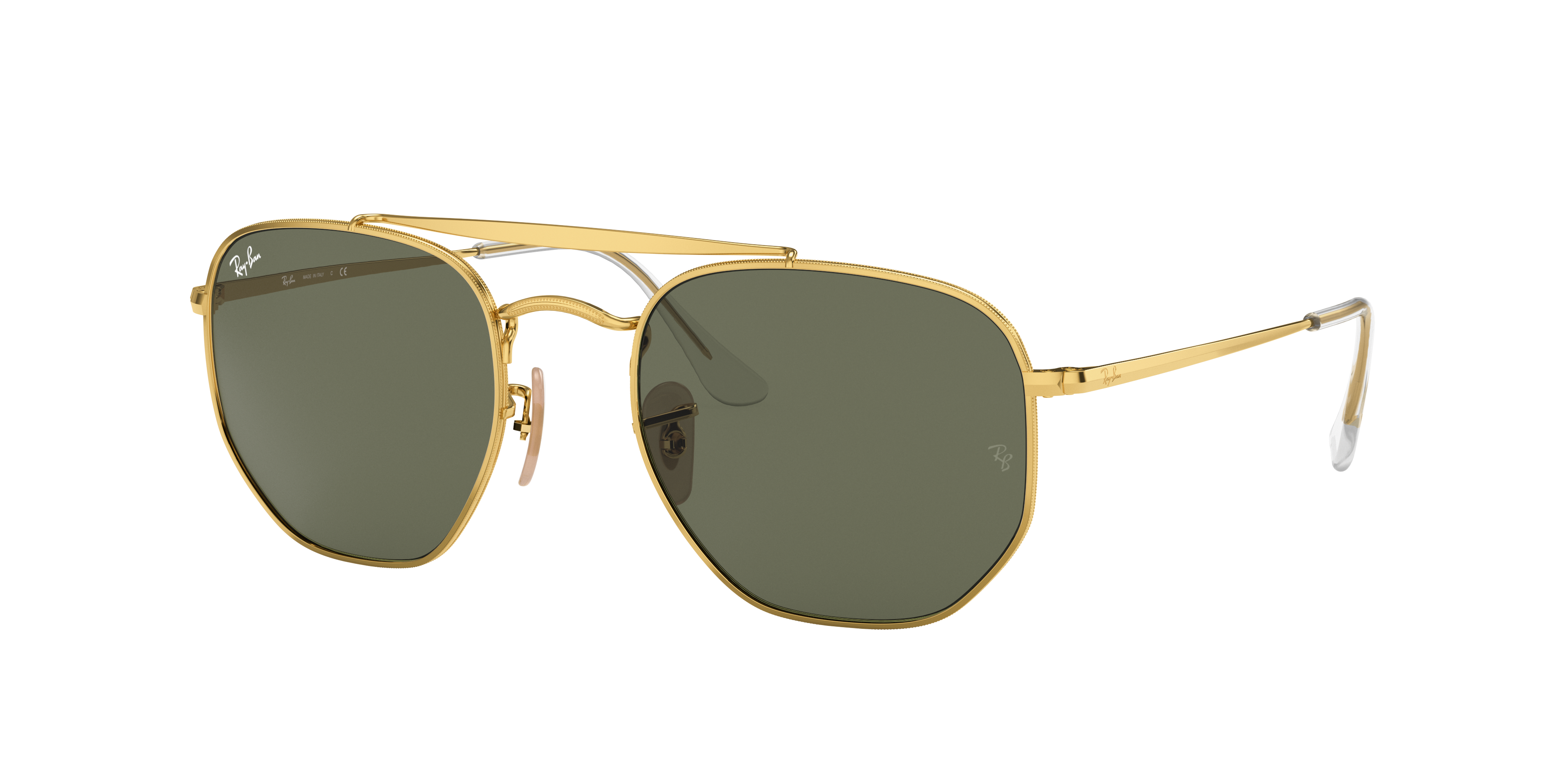 Onderhoudbaar Vlucht antwoord Marshal Sunglasses in Gold and Green | Ray-Ban®