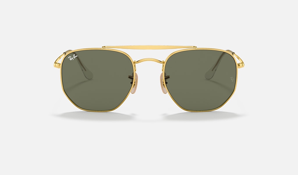 Marshal Sunglasses in Gold and Green | Ray-Ban®