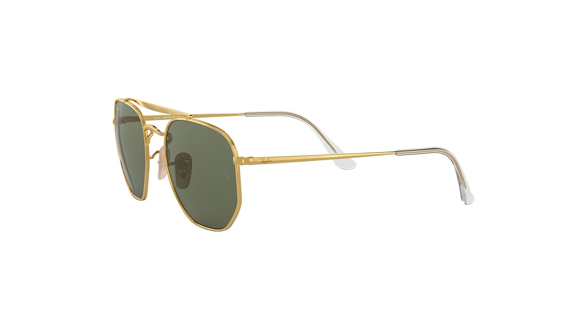 Marshal Sunglasses in Gold and Green | Ray-Ban®