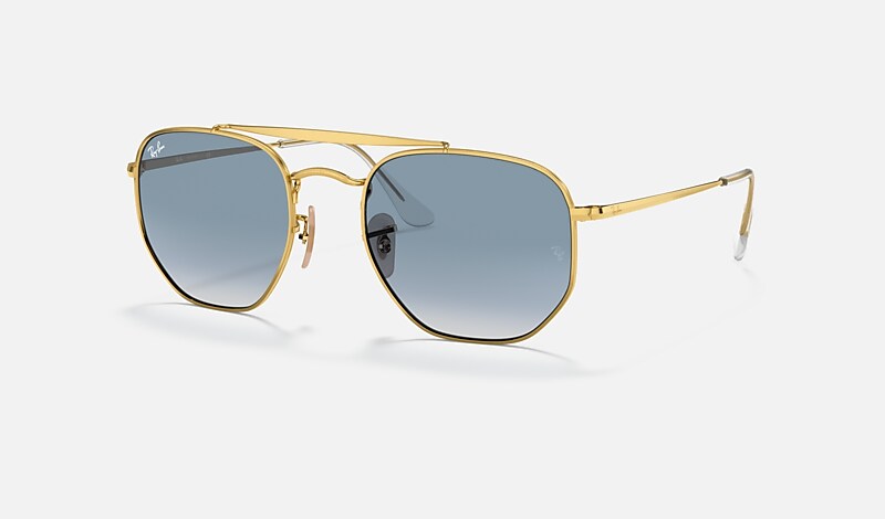 MARSHAL Sunglasses in Gold and Light Blue - RB3648 | Ray-Ban® US