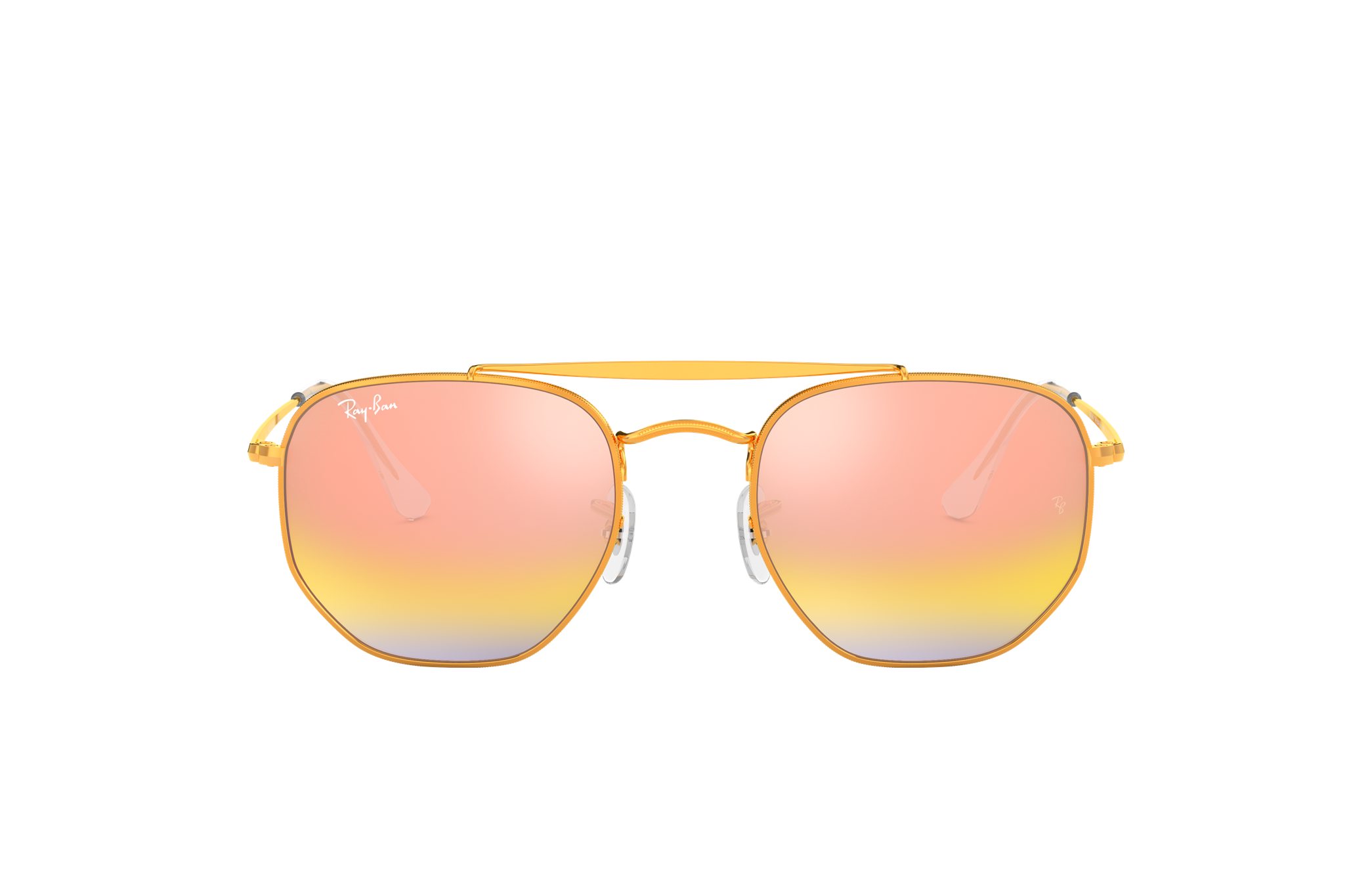 ray ban marshal pink gradient mirror