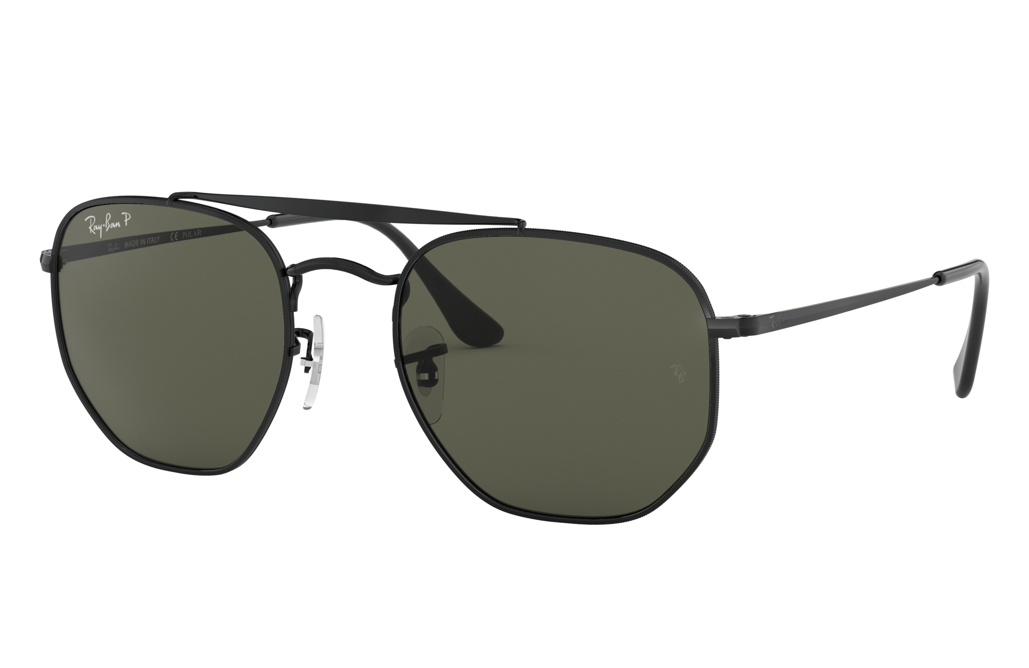 ray ban blaze aviator black and gold