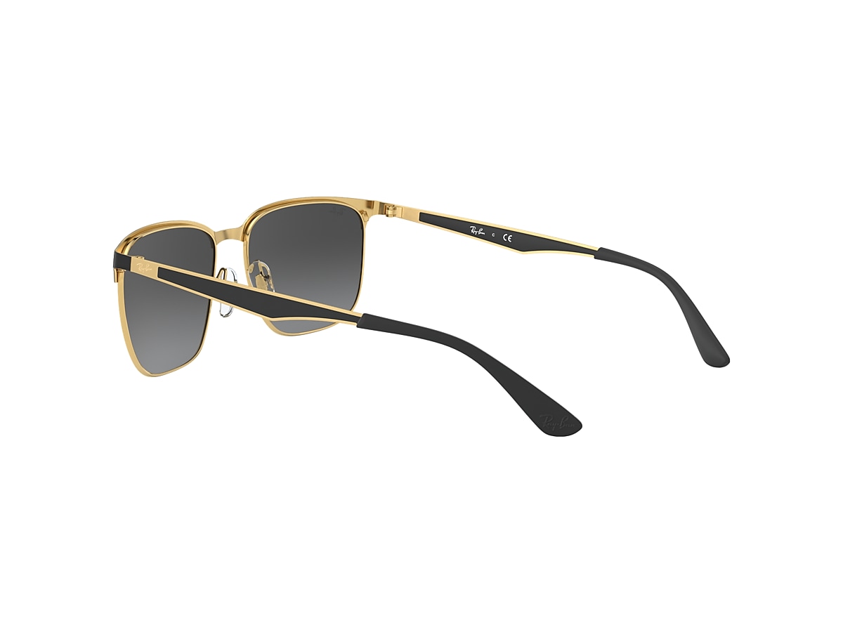 RB3569 Sunglasses in Black On Gold and Grey - RB3569 | Ray-Ban 