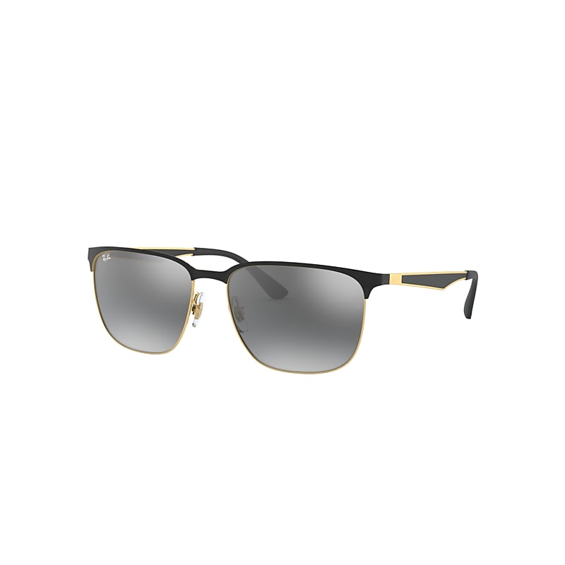 Ray-Ban Rb3569 Sunglasses Gold Frame Grey Lenses 59-17