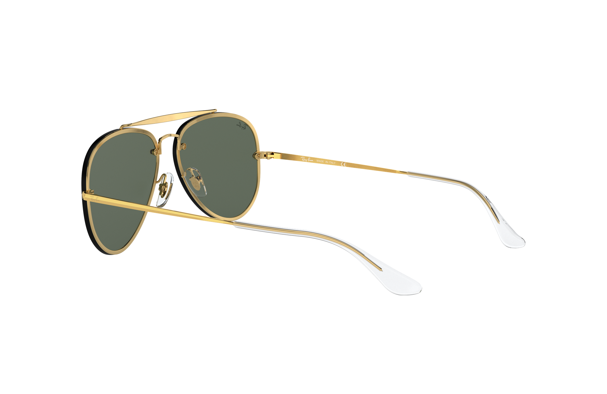 ray ban blaze aviator gold