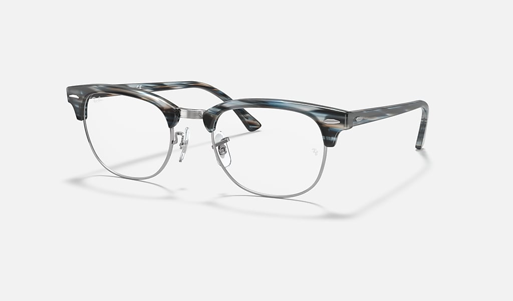 Clubmaster Optics Eyeglasses with Blue Frame | Ray-Ban®