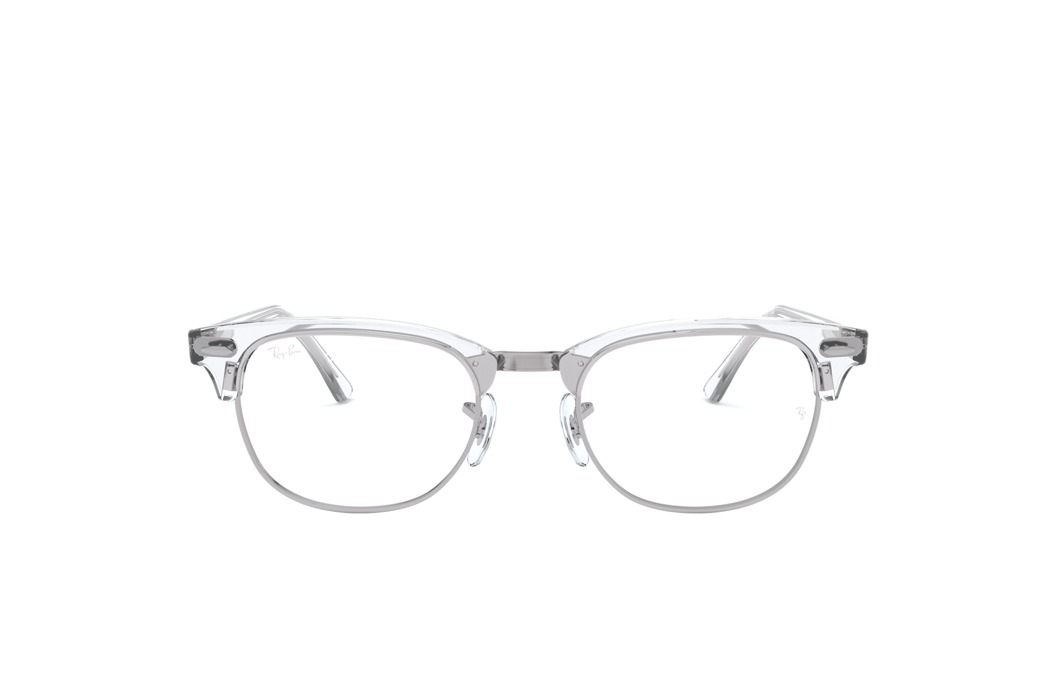 transparent ray ban clubmaster