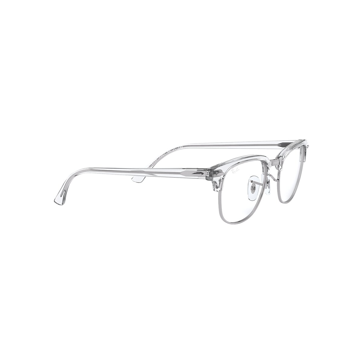 Clubmaster Optics Eyeglasses With Transparent Frame Ray Ban