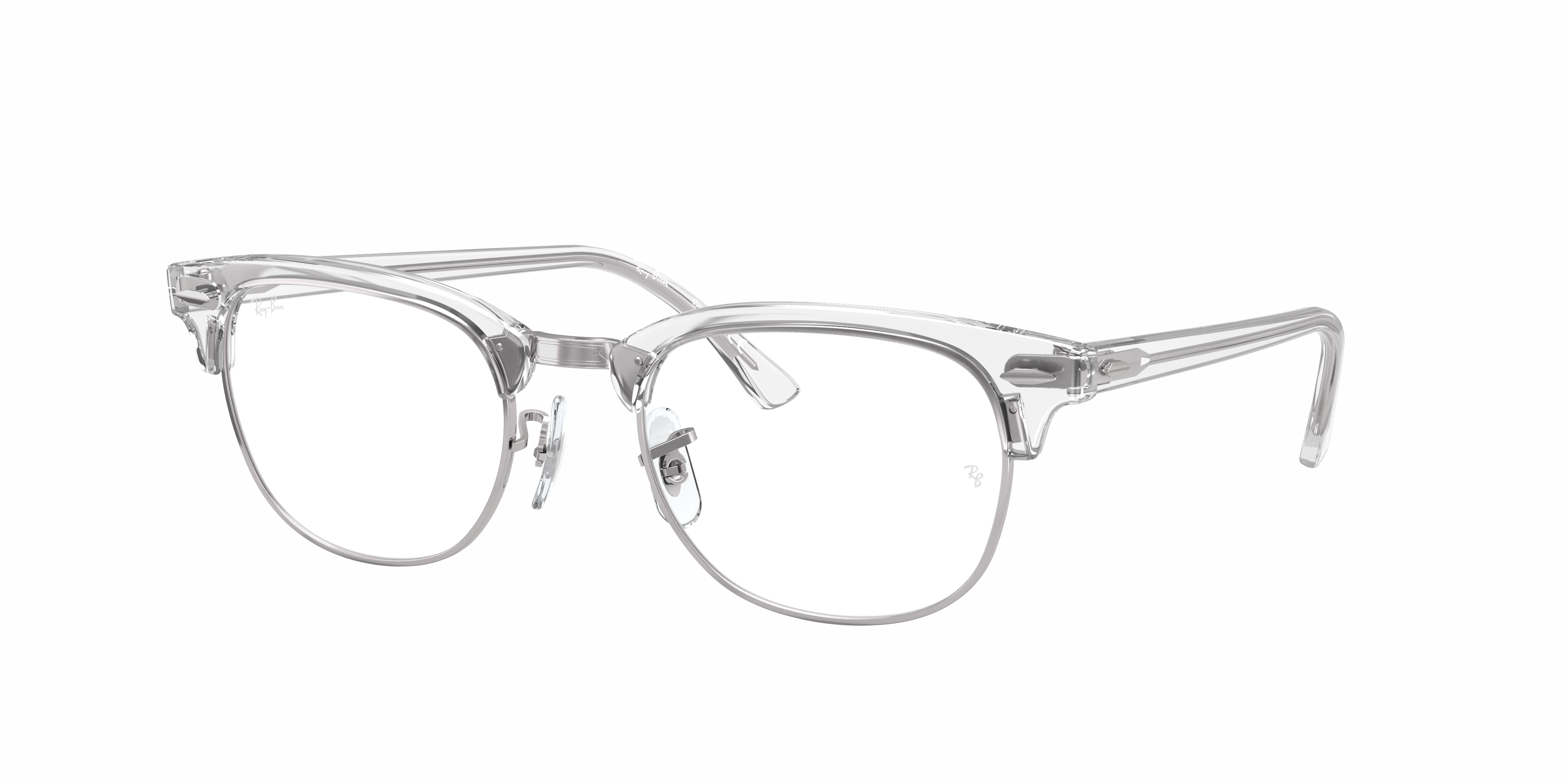 Ray Ban Prescription Glasses Clubmaster Optics Rb5154 Transparent Acetate 0rx Ray Ban Usa