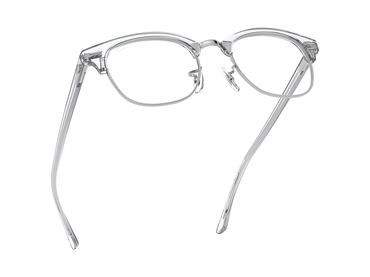 CLUBMASTER OPTICS Eyeglasses with White Transparent Frame CLUBMASTER OPTICS Eyeglasses with White Transparent Frame