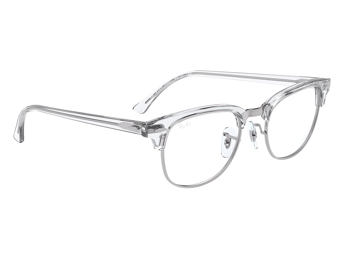 Clubmaster cheap transparent frame