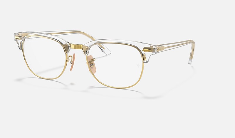 CLUBMASTER OPTICS Eyeglasses with Transparent Frame - RB5154 | Ray