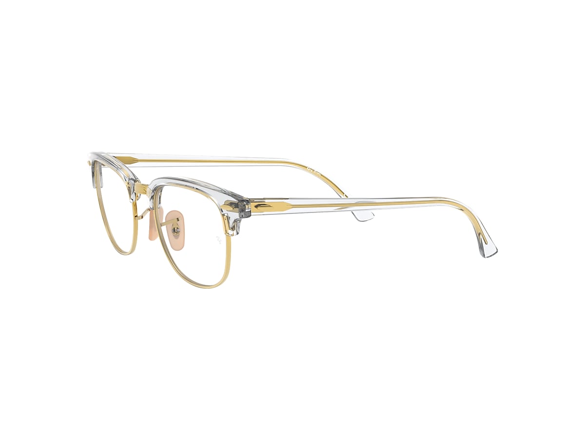 Clubmaster Optics Eyeglasses with Transparent Frame | Ray-Ban®