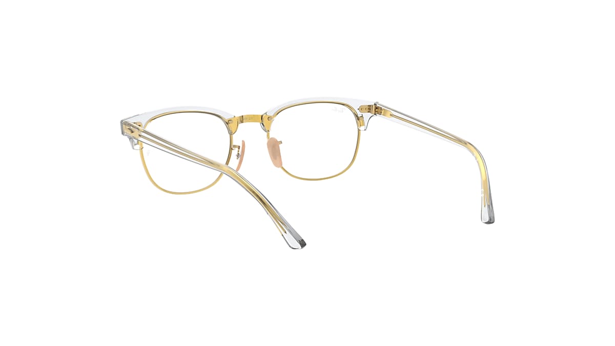 Clubmaster Optics Eyeglasses with Transparent Frame | Ray-Ban®