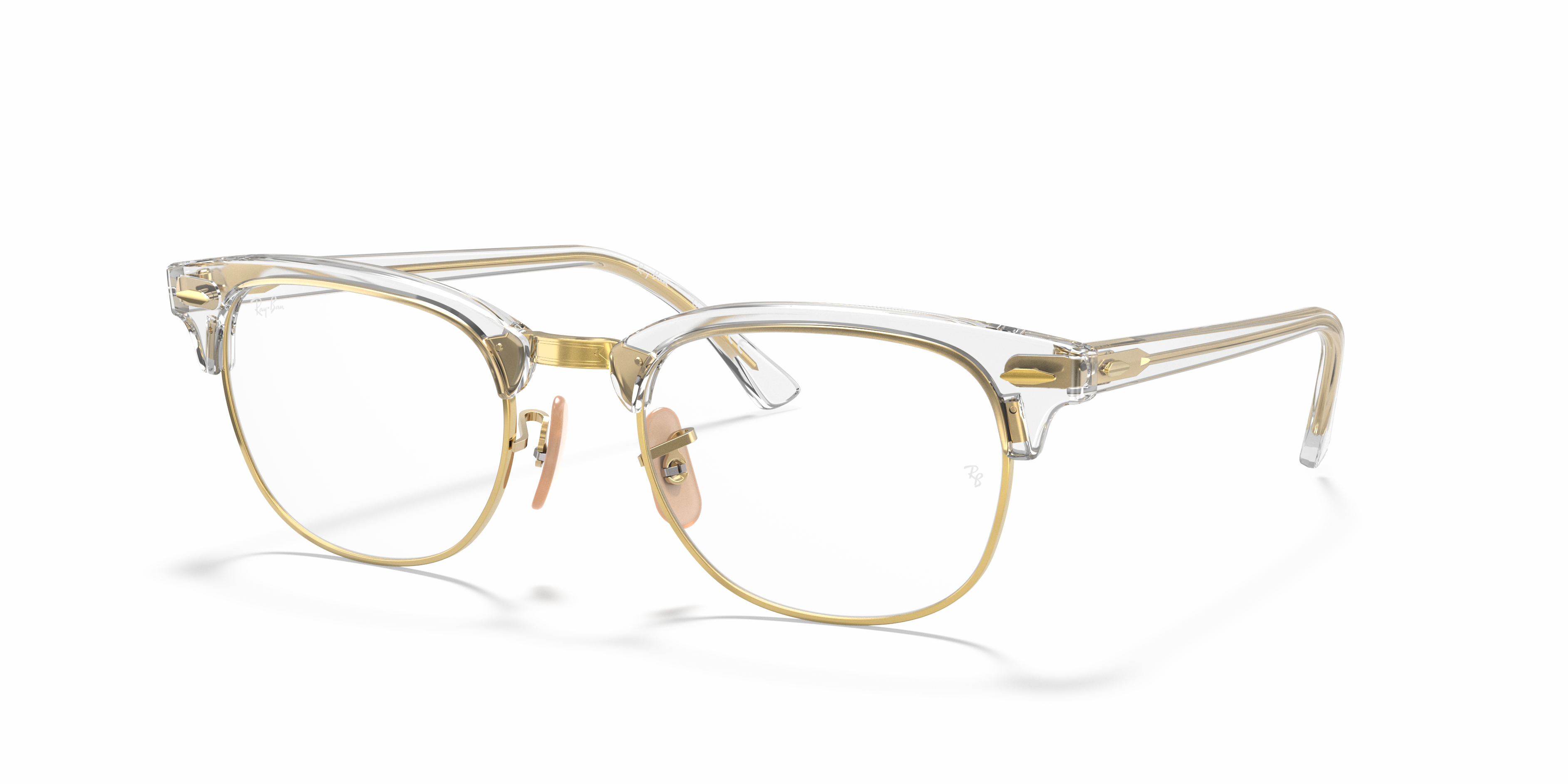 CLUBMASTER OPTICS Eyeglasses with Transparent Frame - RB5154 | Ray 