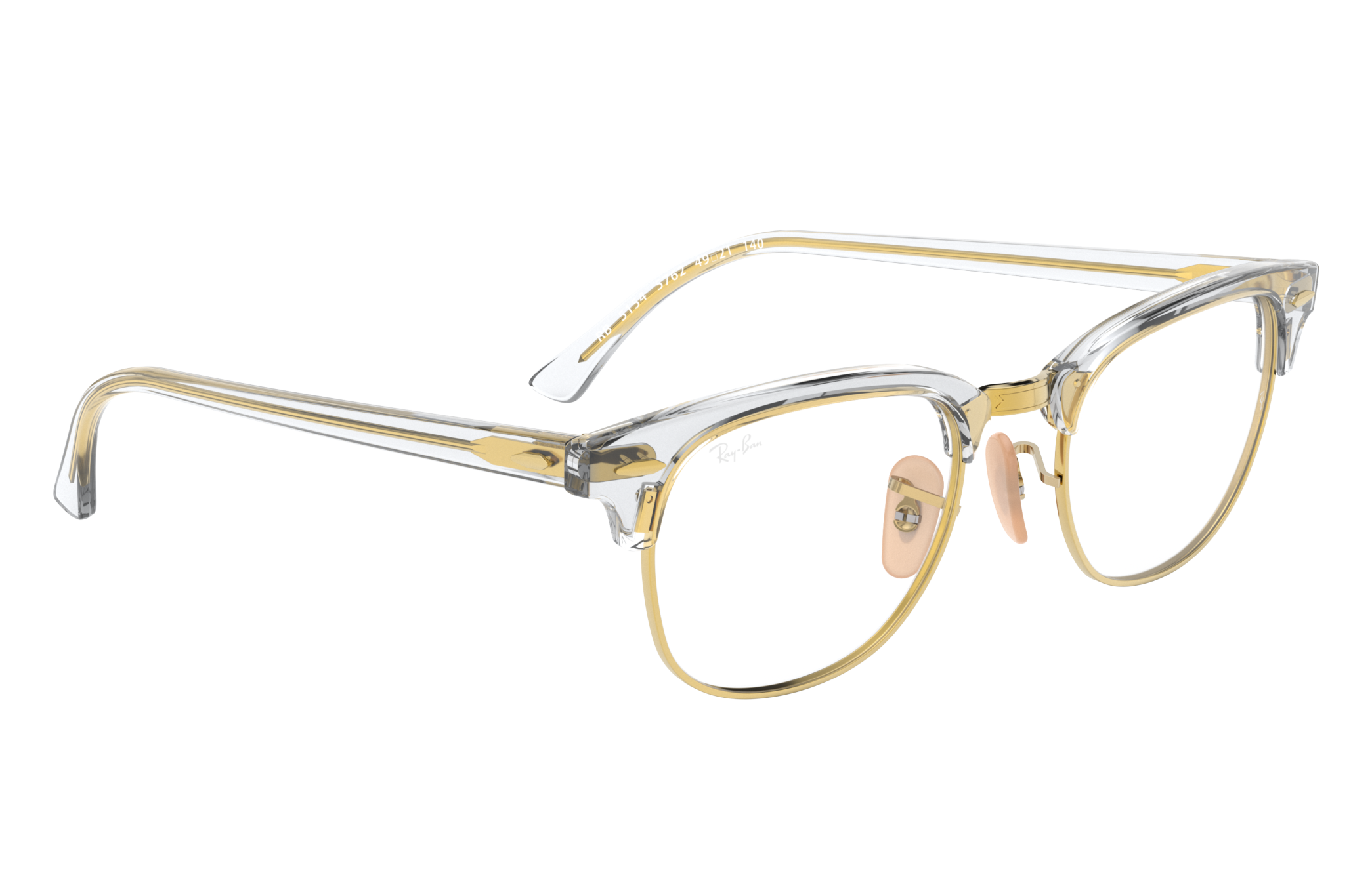 ray ban clubmaster transparent