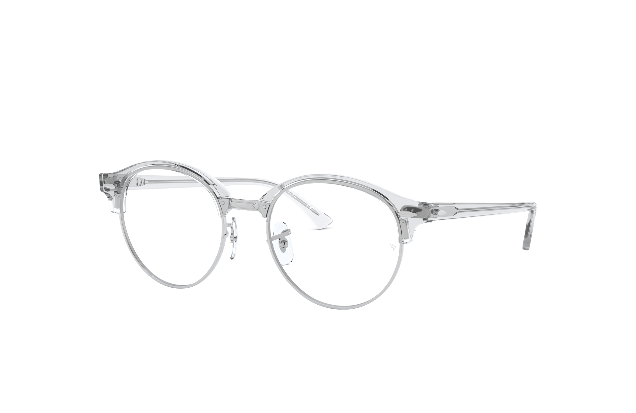 transparent frame glasses ray ban