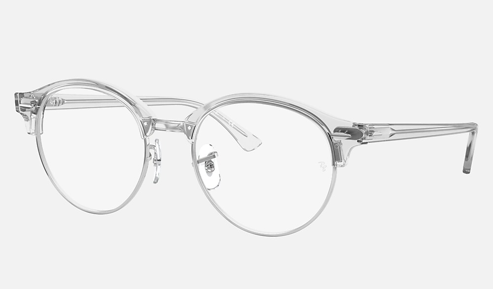 CLUBROUND OPTICS Eyeglasses with Transparent Frame RB4246V Ray Ban