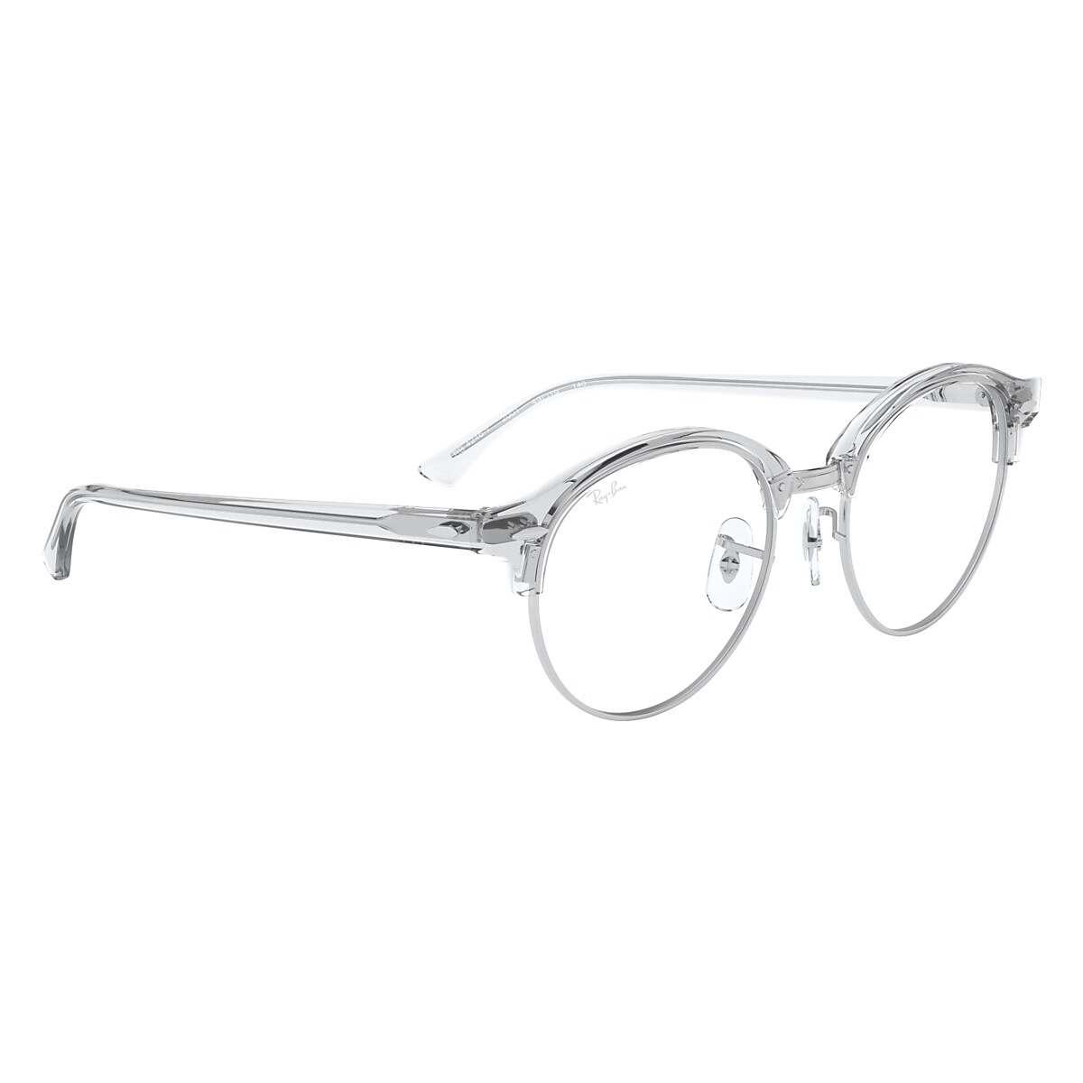 Vooruit Profetie Vriendin Clubround Optics Eyeglasses with Transparent Frame | Ray-Ban®