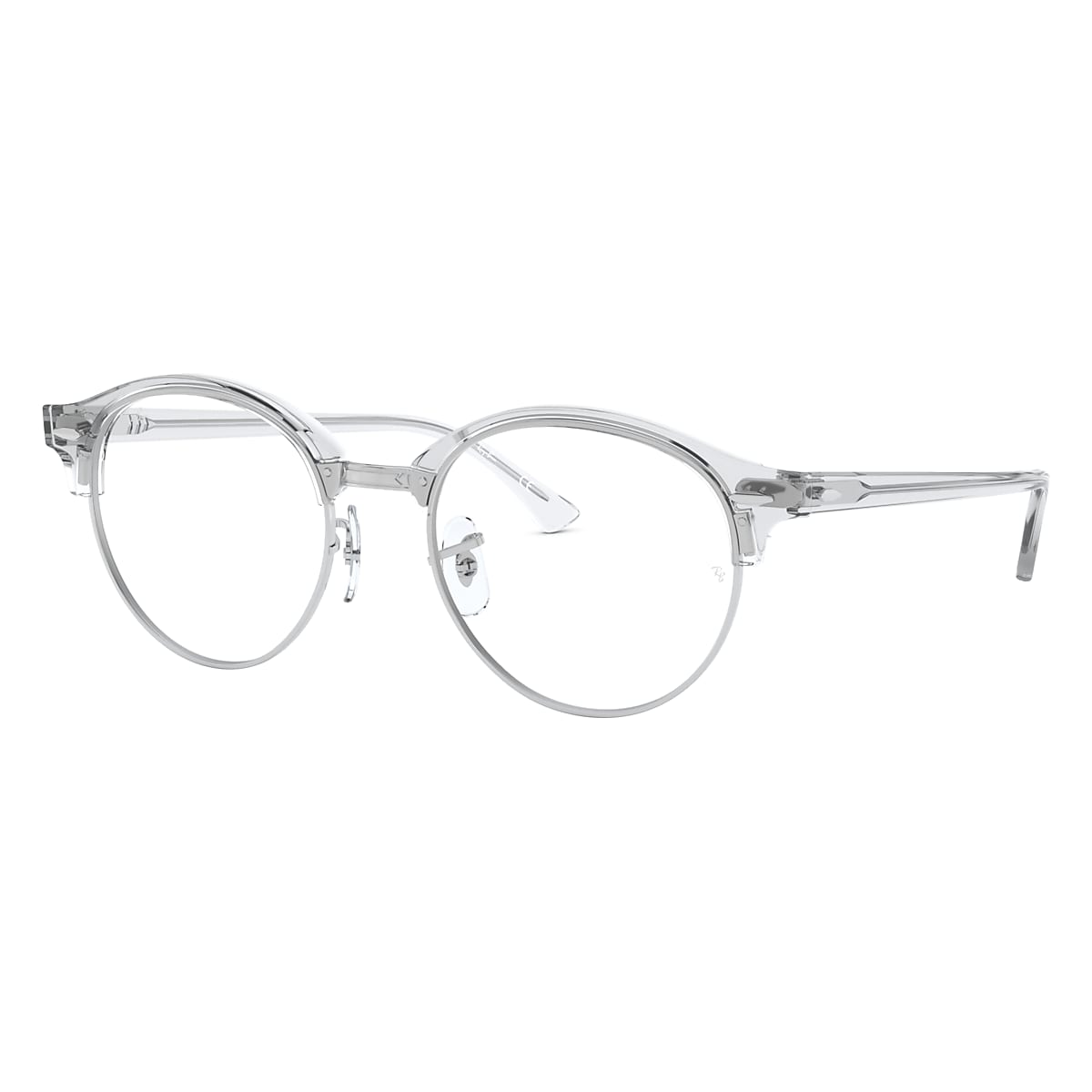 Clubround Optics Eyeglasses with Transparente Frame | Ray-Ban®