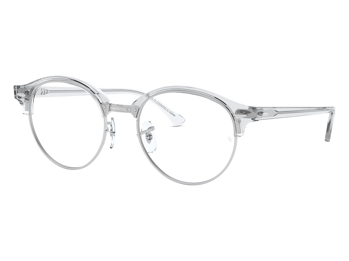 Clubround Optics Eyeglasses with Transparent Frame | Ray-Ban®