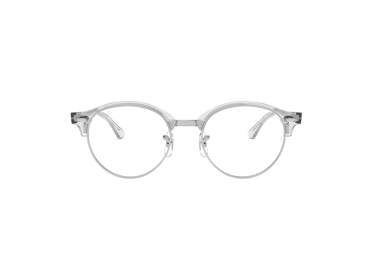 weg te verspillen betreden Mondwater Clubround Optics Eyeglasses with Transparent Frame | Ray-Ban®