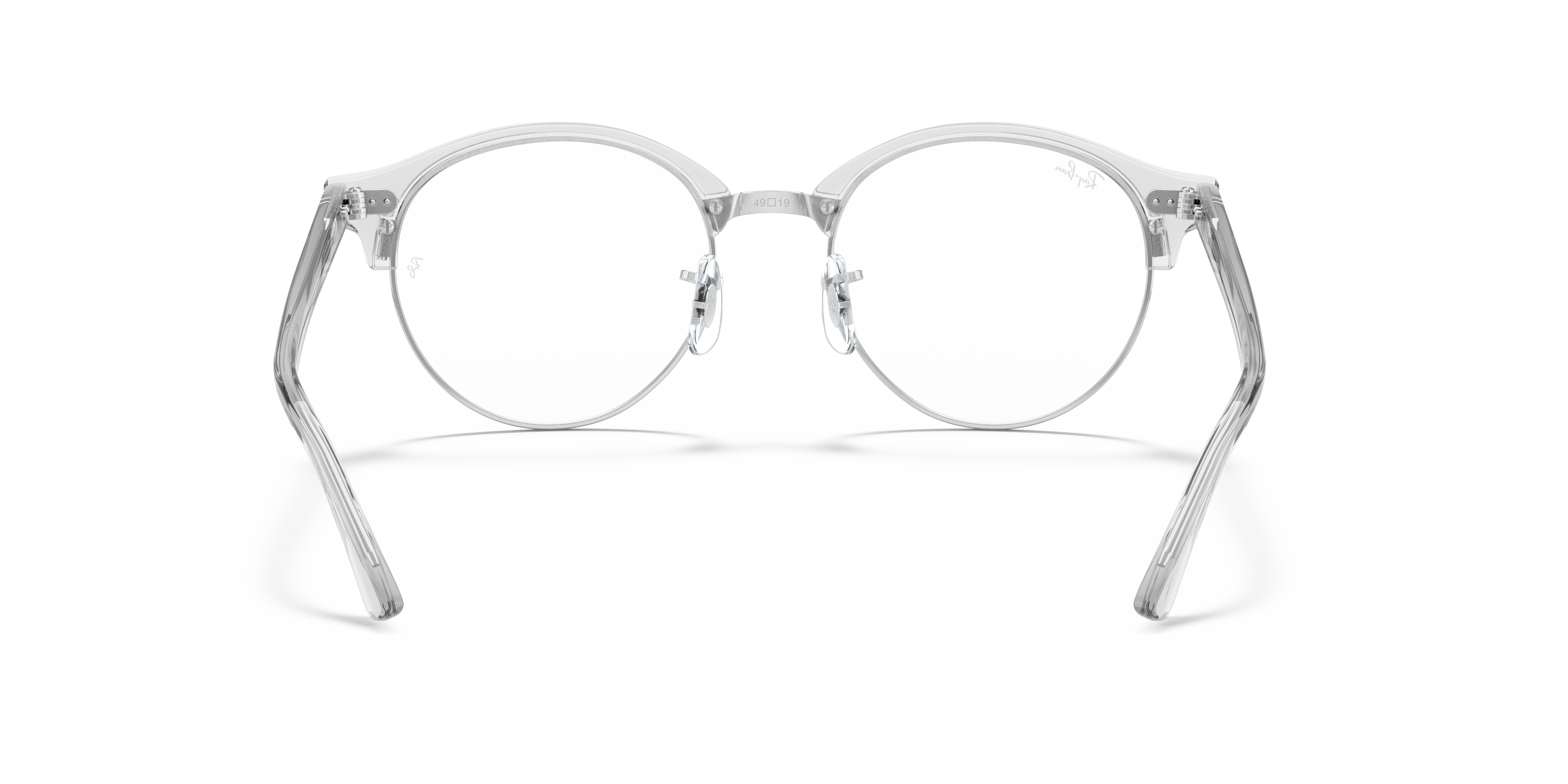 ray ban clear round glasses