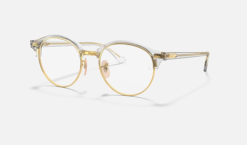 CLUBROUND OPTICS Eyeglasses with Transparent Frame - RB4246V | Ray