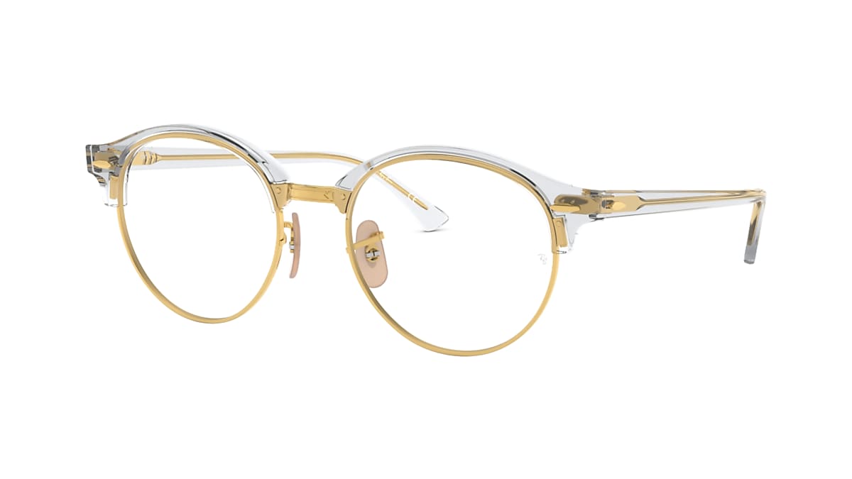 CLUBROUND OPTICS Eyeglasses with Transparent Frame - Ray-Ban