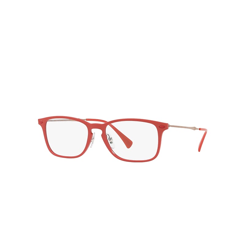 Ray-Ban Rb8953 Optics Eyeglasses Light Brown Frame Clear Lenses 56-17