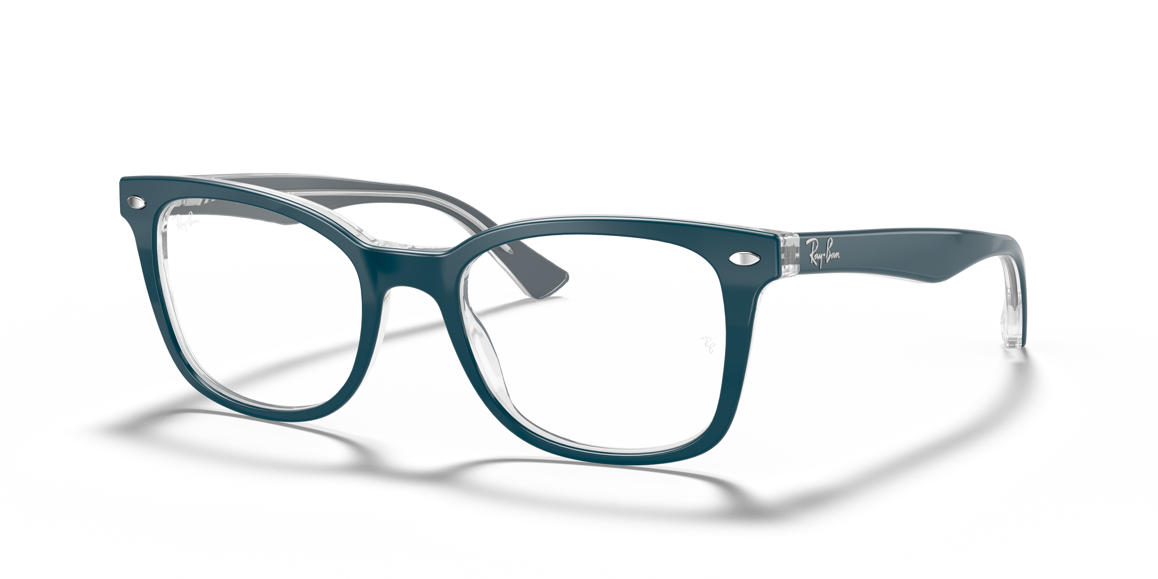 ray ban blue frame eyeglasses