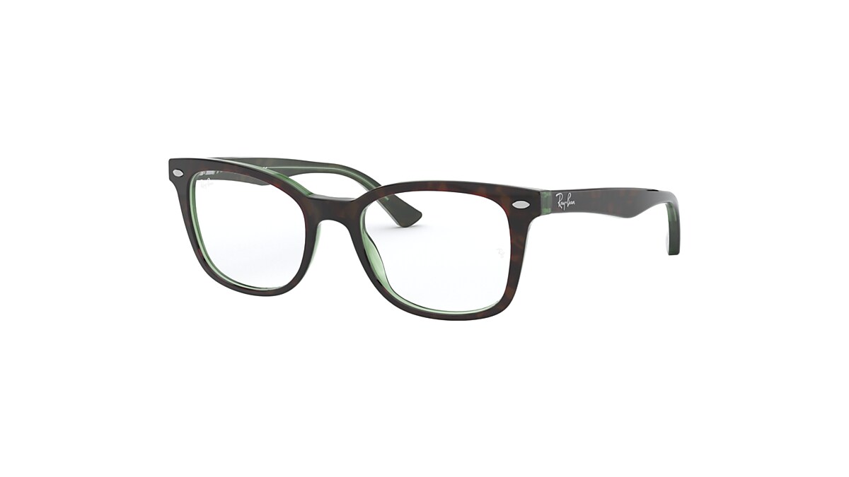 RB5285 OPTICS Eyeglasses with Havana On Green Frame - Ray-Ban