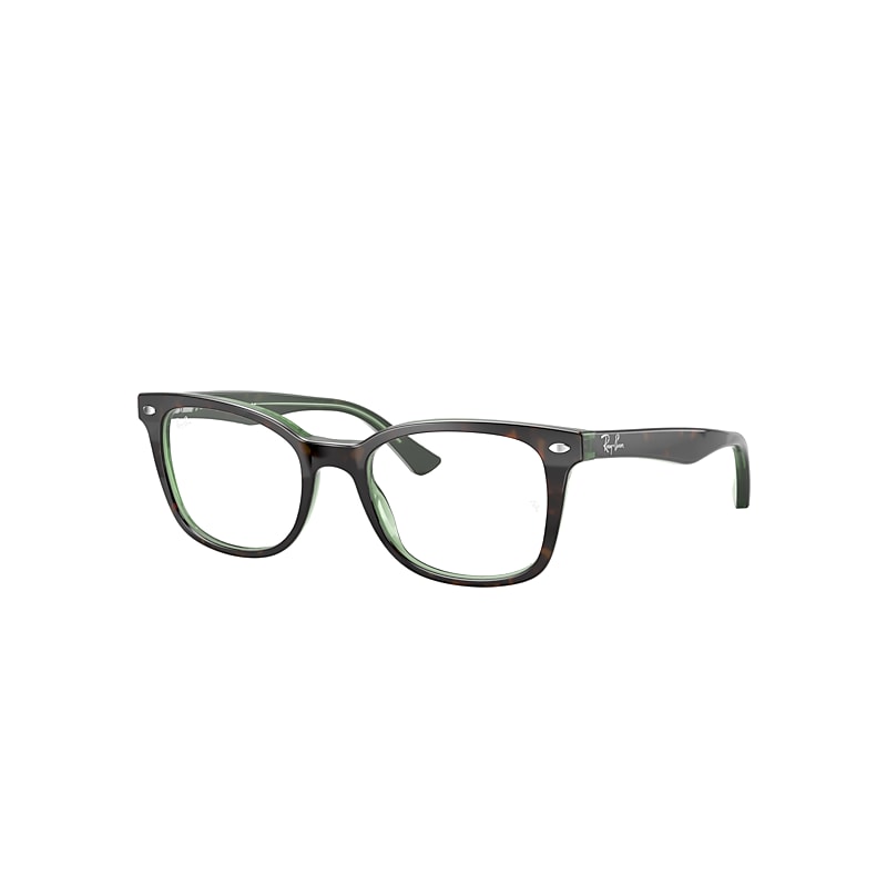 Ray-Ban Rb5285 Optics Eyeglasses Tortoise Frame Clear Lenses Polarized 53-19