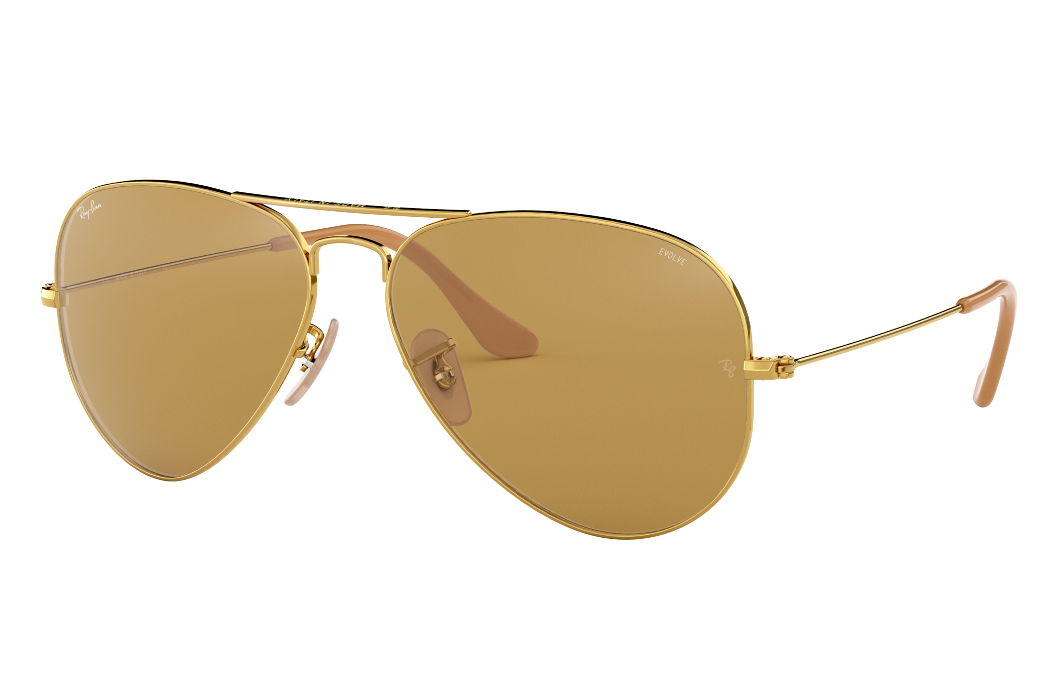 ray ban evolve brown